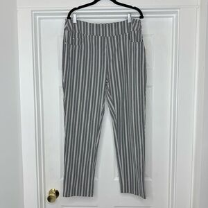 Striped Gray Women's Pants